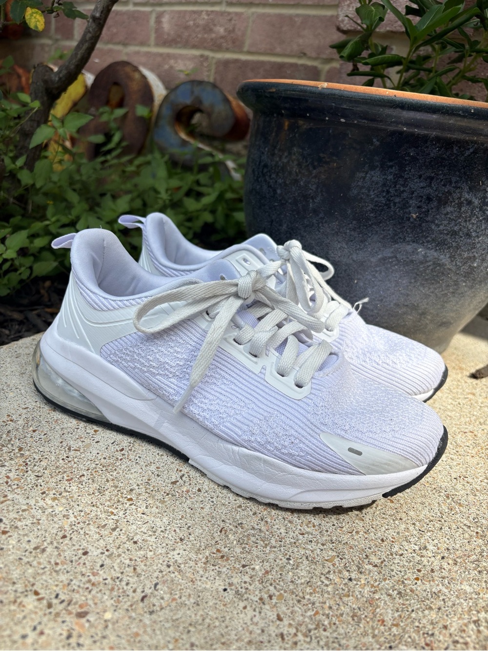 Avia White Women's Athletic Running Sneakers